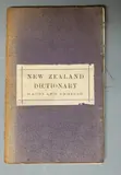 Rev. Richard Taylor [Association Copy], Māori and English Dictionary