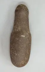 Patu Muka, Stone flax fibre pounder, Y6311