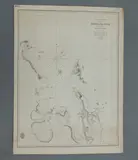 Admiralty Hydrographic Office, New Zealand, North Isle, Shouraka Gulf and the mouth of the River Thames