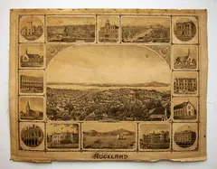 Auckland Lithograph, 1877