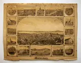 Auckland Lithograph, 1877