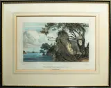 De Sainson, Vue Prise a la Baie des Iles (Nouvelle Zélande)