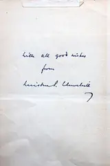 Autograph, Winston Churchill [1874-1965]