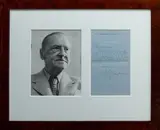 W.S. Maugham by Photograph & Autographed Letter, sold Dec 2023