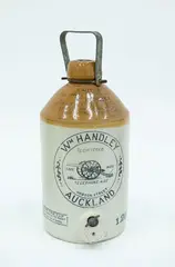 Wm Handley, Two-gallon stoneware jar, Auckland, with tap