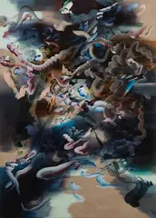 Grace Wright, Southern Skies, acrylic on linen canvas