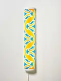 Michael Parekōwhai, The Bosom of Abraham, screenprinted vinyl on fluourescent light housing