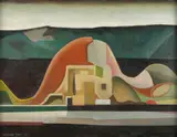 Charles Herbert Smales Tole, Landscape, oil on board