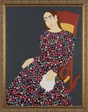 Ayesha Green, My Mother (thinking of the horizon), acrylic on canvas