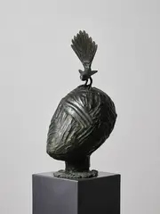 Looking and Listening for the Sounds of Birds by Paul Dibble, cast bronze, edition of 2, sold Nov 2023