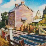 Dick Frizzell, Railway Crossing