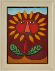Michael Illingworth, Portrait of a Flower, oil on canvas