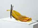 Ann Robinson, The Nature of Nurture - Symbiont States Series, cast glass and bronze