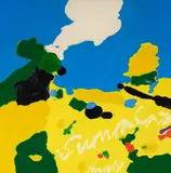 Pat Hanly, Summer, enamel and acrylic on board