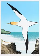 Don Binney, Manunui, Otakamiro, screenprint, 63/80