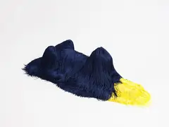 Troy Emery, Yellow Fanged Blue Stinger, polyester, polyurethane, resin, screws and adhesive