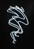 Peter Roche, Agitated 5, neon, electronics, high gloss mount and steel frame (2012)
