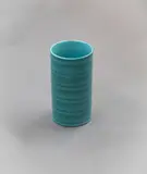 Rare ‘Bamboo’ vase by Keith Murray for Wedgwood, with duck-egg glaze, offered Oct 2023