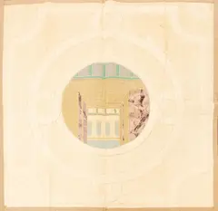 Malcolm Harrison, Mysterium III, quilted wall hanging