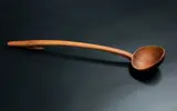 Levi Borgstrom, Hooked ladle, carved wood
