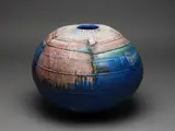 Greg Barron, Impressive ribbed ovoid jar