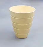 Keith Murray for Wedgwood, Large matt straw flared vase
