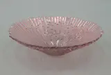 Pavel Pánek, Starburst bowl, pressed ruby glass