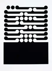Gordon Walters, Te Whiti,1964 (2023), screenprint, 100/100 (printed in 2023)