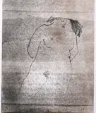 Ralph Hotere, Untitled - Nude, xerox print