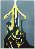 Michael Smither, The Resurrection, screenprint