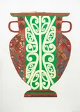 Shane Cotton, Ruahine, screenprint, 9/40