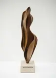Edgar Mansfield, Animism 46, cast bronze on stone base, 6/6
