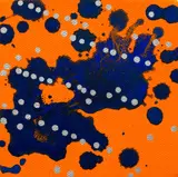 John Reynolds, Untitled, acrylic and paint marker on canvas