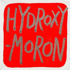 Hydroxy-Moron by John Reynolds, acrylic and paint marker on canvas, sold Oct 2023