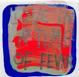John Reynolds, Love in a Time of Fever, acrylic and paint marker on canvas