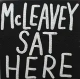 John Reynolds, McLeavey Sat Here, acrylic and paint marker on canvas
