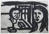 Jeffrey Harris, In Possession, etching, 13/18