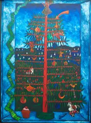 Dean Buchanan, Untitled – Christmas Tree, oil on canvas