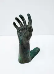 Paul Dibble, Martin Crowe's Hand, cast bronze, 23/94