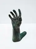Paul Dibble, Martin Crowe's Hand, cast bronze, 23/94