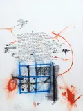 John Pule, Restless Spirit, lithograph, 6/20