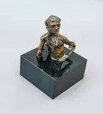 John Kavanagh, Pias the 4th (1933), bronze and wood on marble plinth