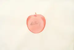 Billy Apple, Red Apple, screenprint, 24/35