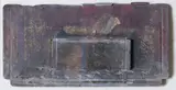 Yuri Kuper, Still Life V/Metal Box, acrylic, mixed media and collage on tin boxes