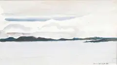 Helen Brown, Gulf Islands, watercolour on paper