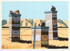 Michael Hight, Kyeburn, screenprint, A/P