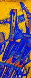 Philip Trusttum, Lost, acrylic on unstretched canvas