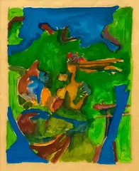 David Armitage, Untitled, graphite and watercolour on paper