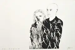 John Walsh, We go right there Tonto, screenprint, A/P VII