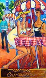 Sirpa Alalääkkölä, Espresso & Cappuccino, oil on canvas